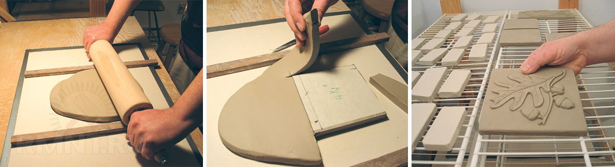 Изготовление керамической плитки в домашних условиях