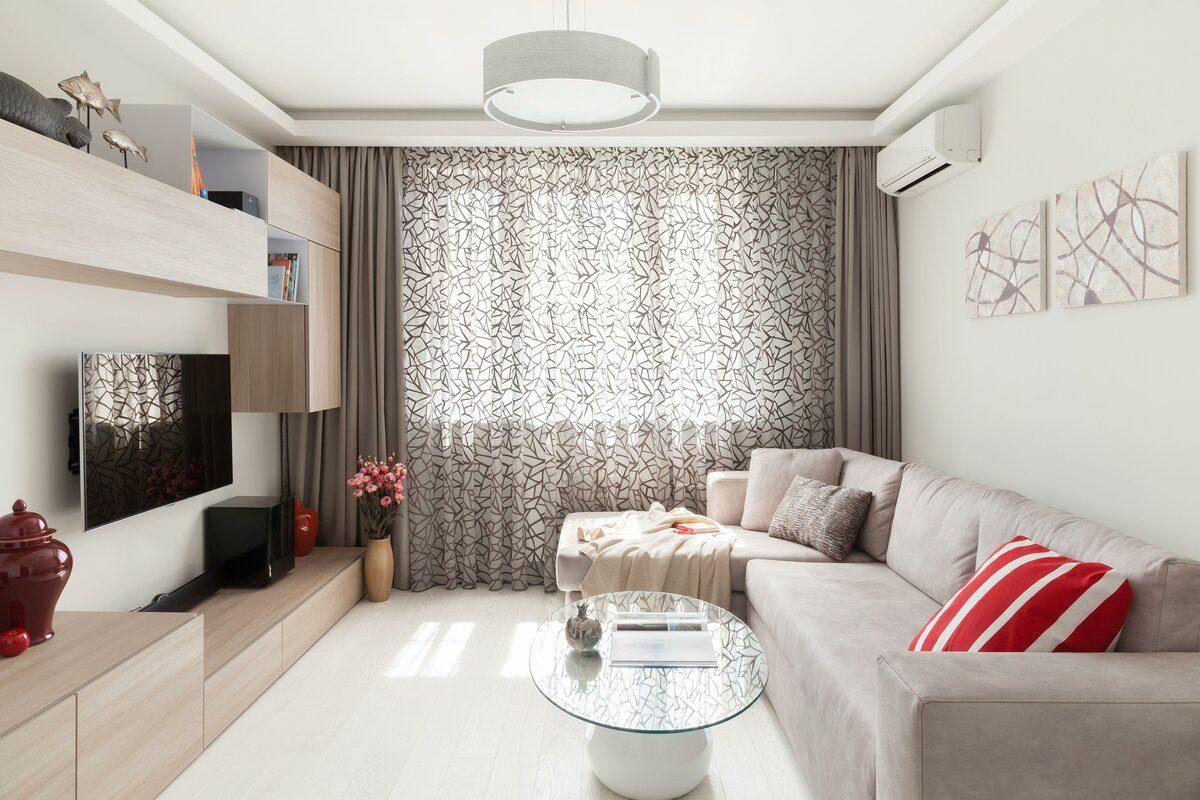 Дизайн зала 16 кв. м. в квартире: 100 фото интерьеров зала и гостиной