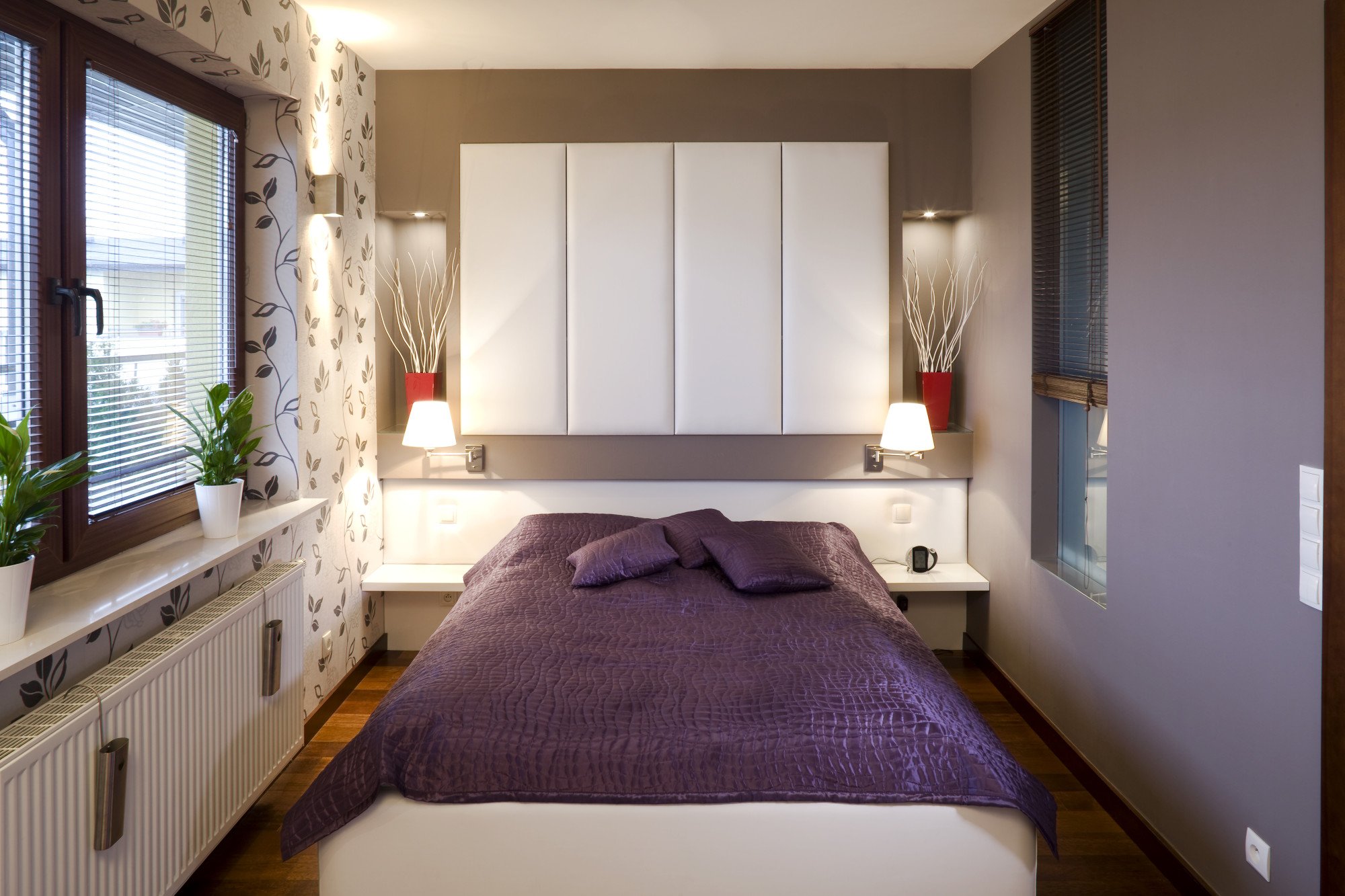 Маленькая спальня дизайн фото 6 кв. м: интерьер площадью 3 на 6 метров