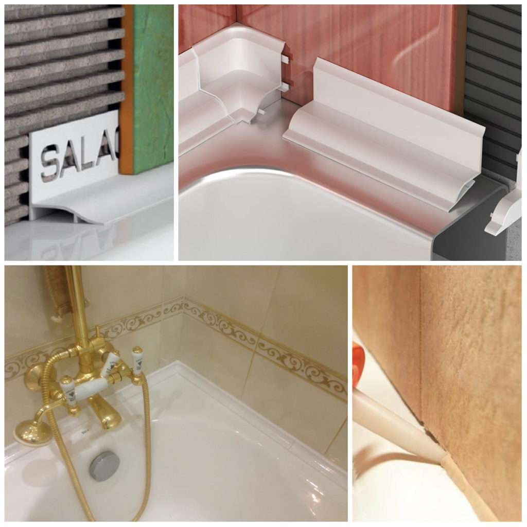 7 популярных способов как заделать стык между ванной и стеной