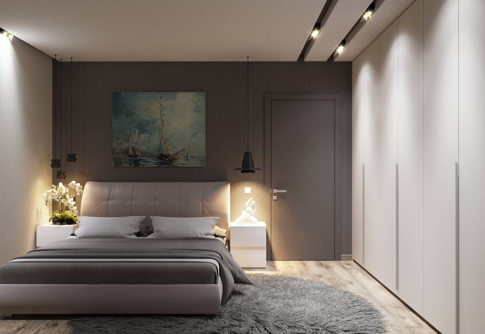 Спальня без окна — идеи дизайна интерьера + секреты создания уюта