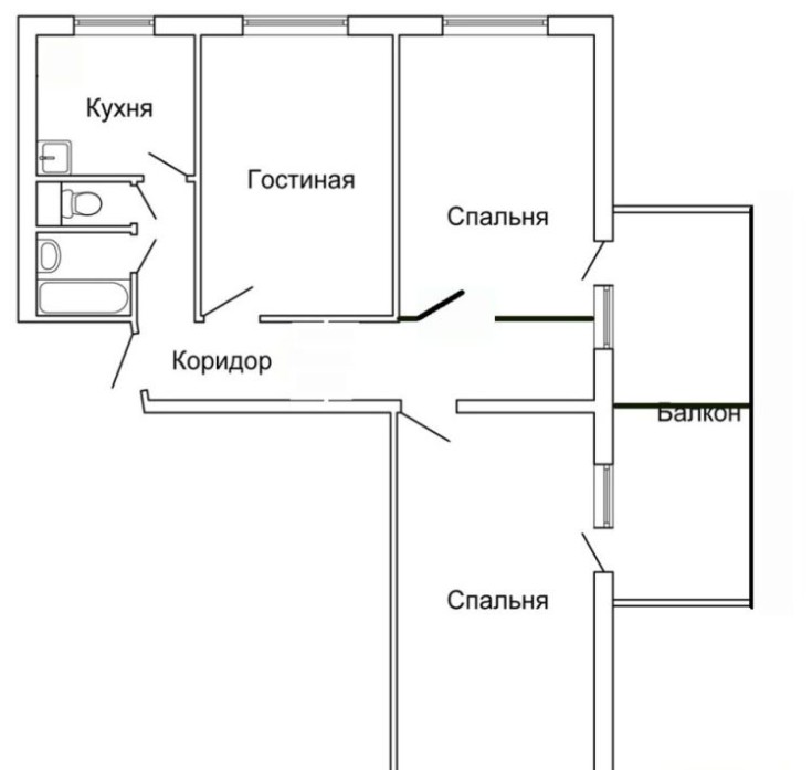 3-комнатная квартира: планировка, особенности и рекомендации