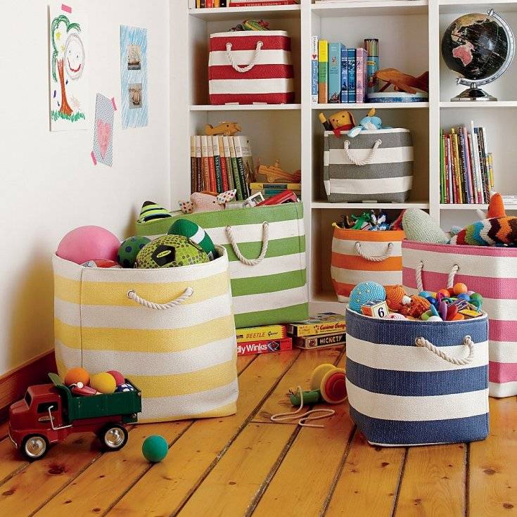 Хранение игрушек в детской комнате — идеи и советы