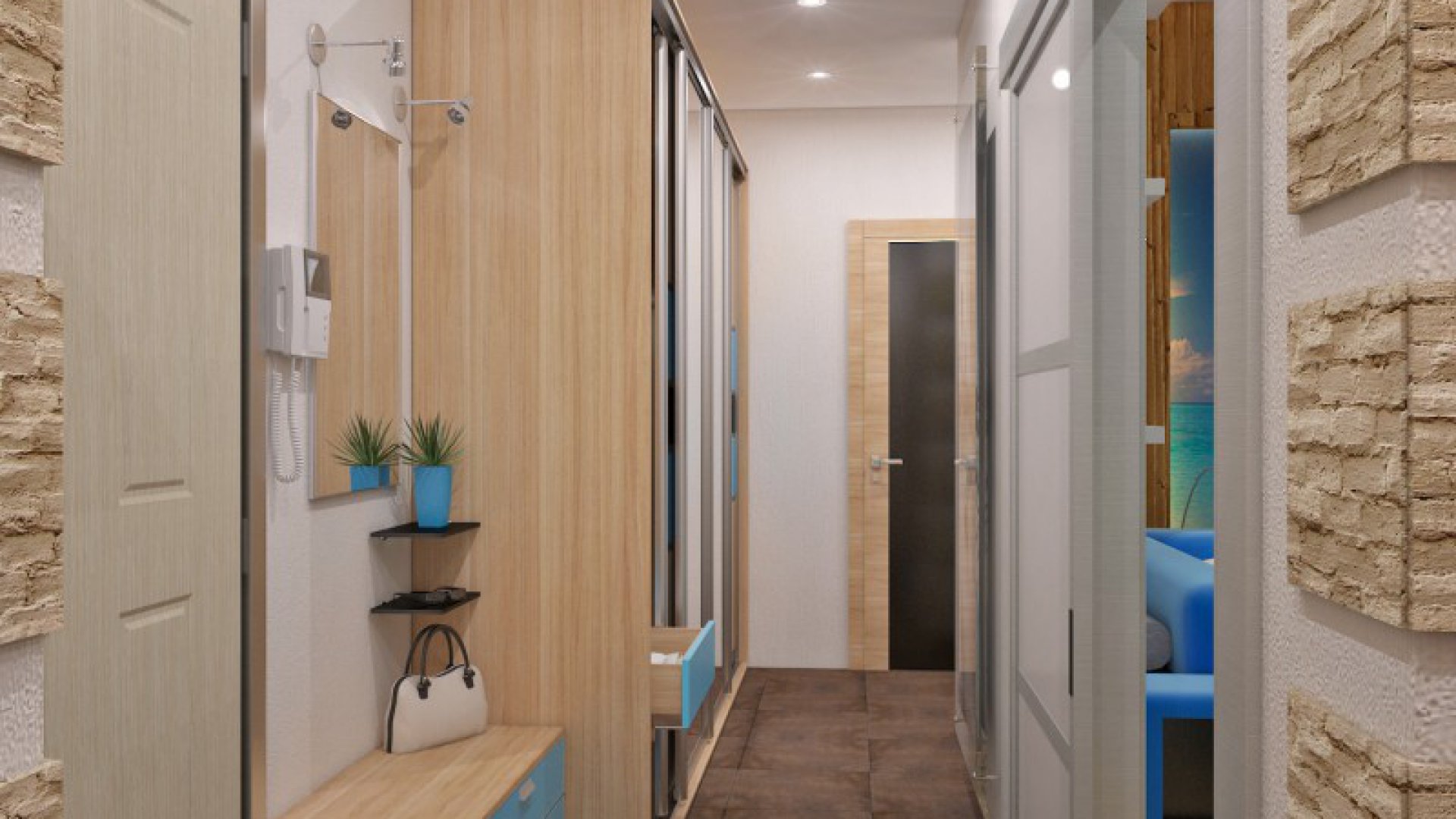 Оформление интерьера коридора в квартире панельного дома: 3 рекомендации