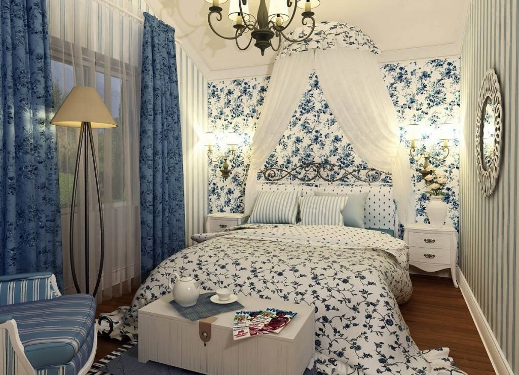 Спальня Прованс: фото одного из наиболее популярного дизайнерского решения