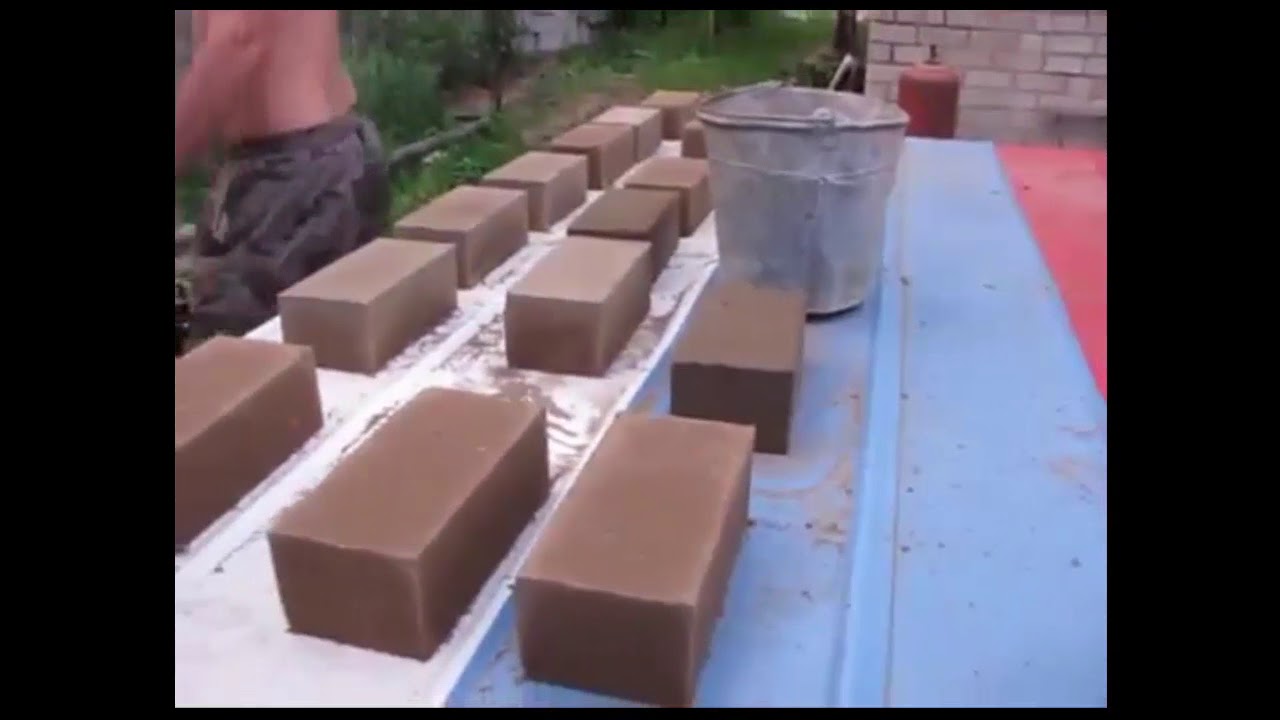 Кирпичи из глины своими руками: видео, изготовление (без обжига), станок