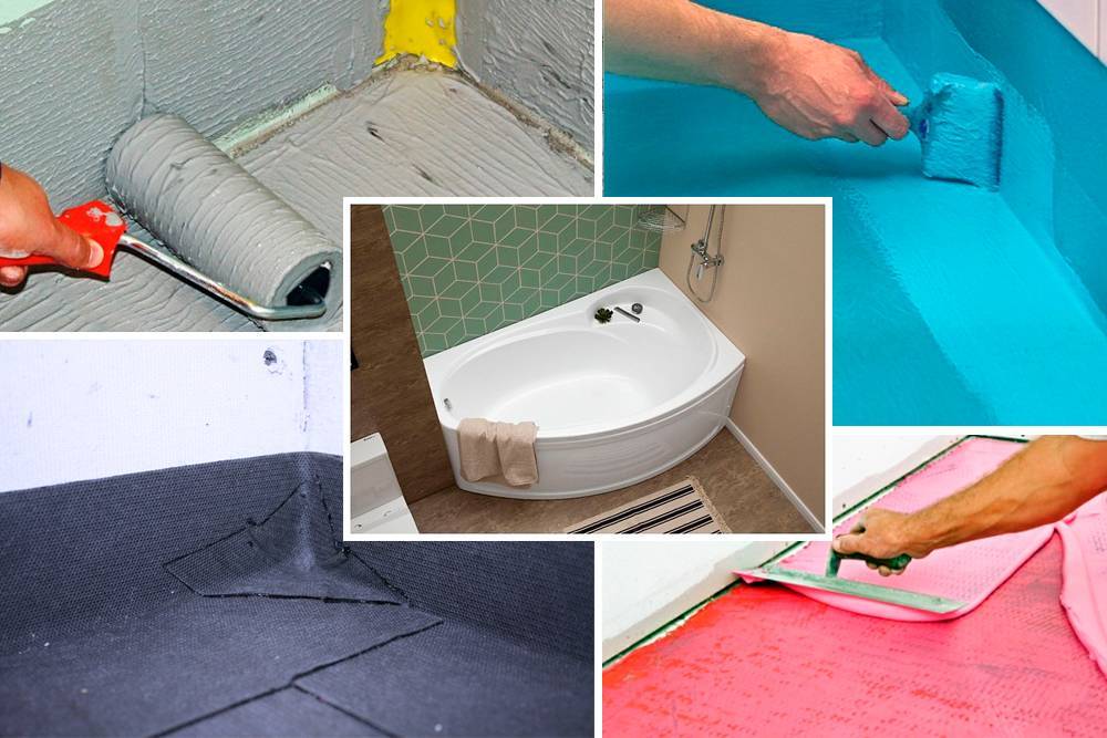 Гидроизоляция ванной комнаты под плитку: что лучше выбрать | онлайн-журнал о ремонте и дизайне