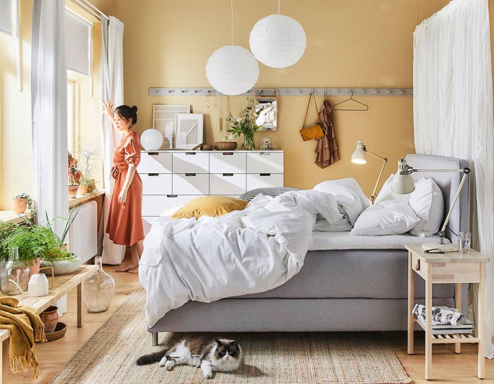 Спальни икеа - 150 фото самых красивых вариантов для вашего уюта