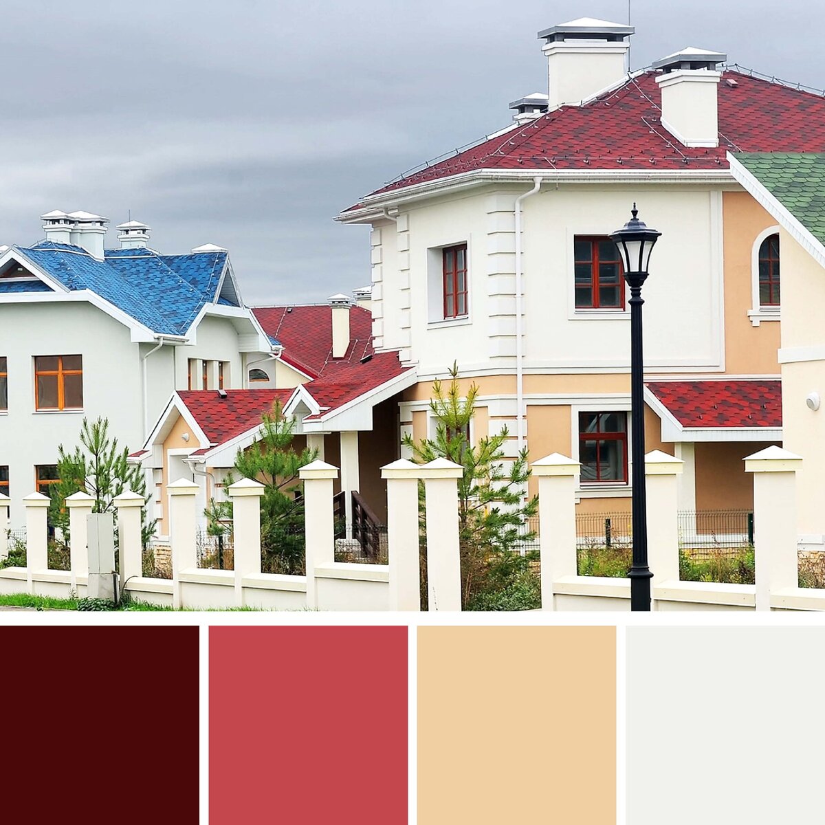В какой цвет покрасить дом выбор краски и цветовой гаммы 25 фото