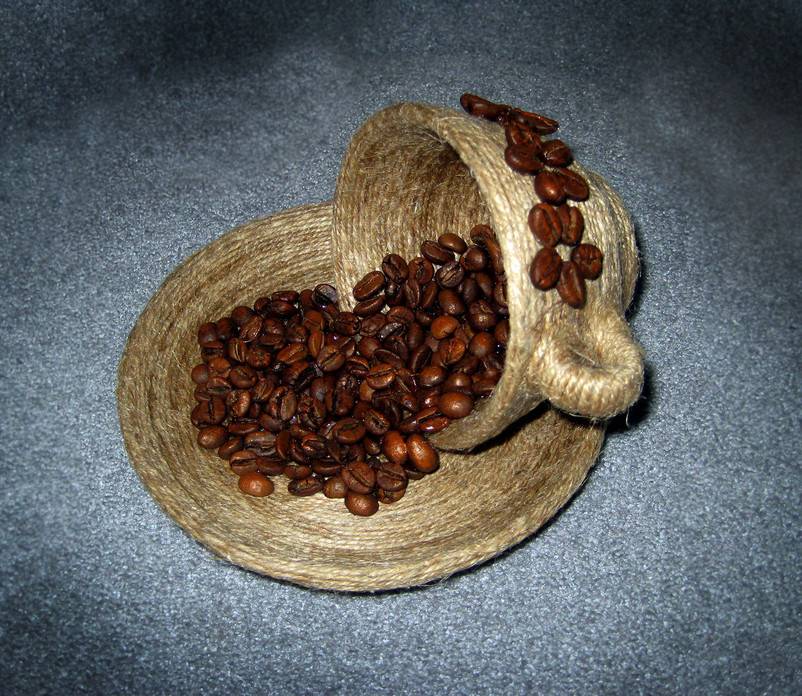Топиарий из кофейных зерен – лучшие идеи и пошаговые инструкции!