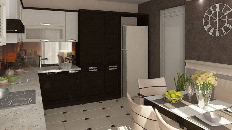 Темная кухня: фото реальные интерьеров кухни в темном цвете