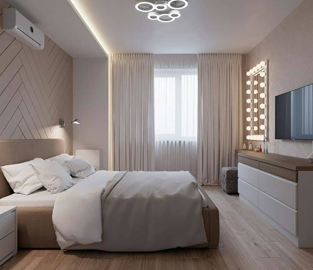 Дизайн спальни-гостиной 14 кв. м.: 50 фото идей оформления комнаты