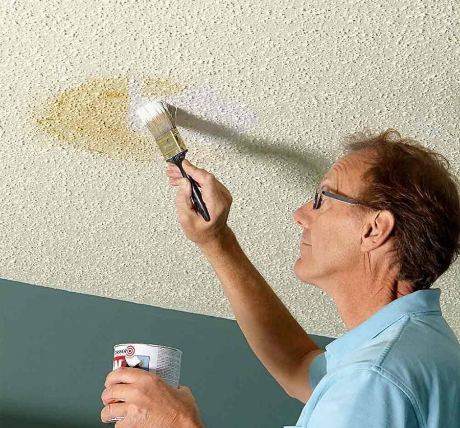 Чем покрасить потолок - особенности выбора отделочного материала
