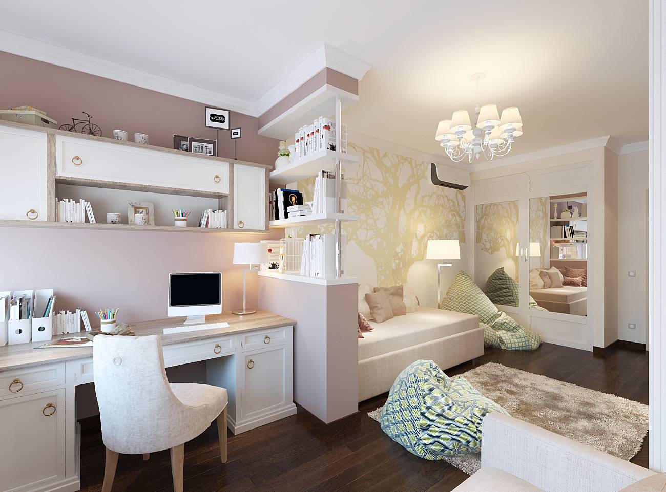 Спальня для девушки (120 фото): современные идеи дизайна