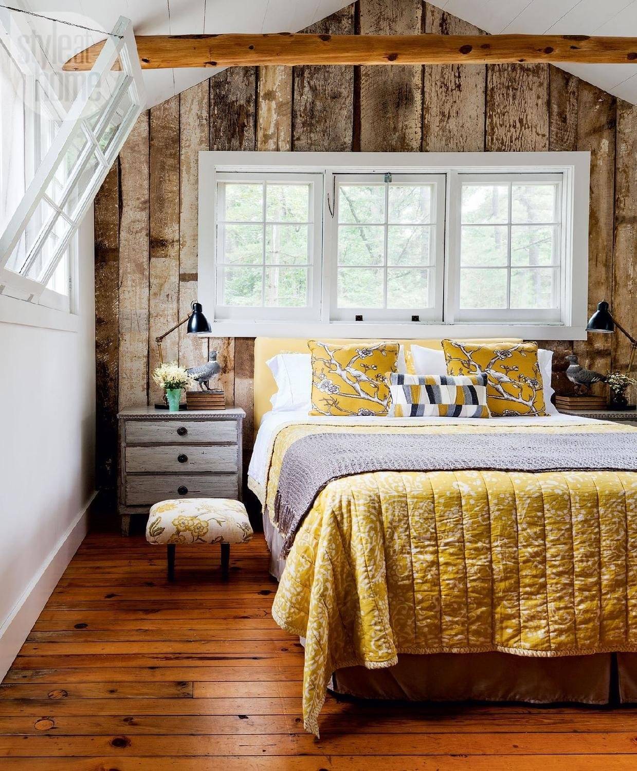 Спальня в стиле кантри, деревенский вариант дизайна интерьера своими руками, идеи оформления с фото