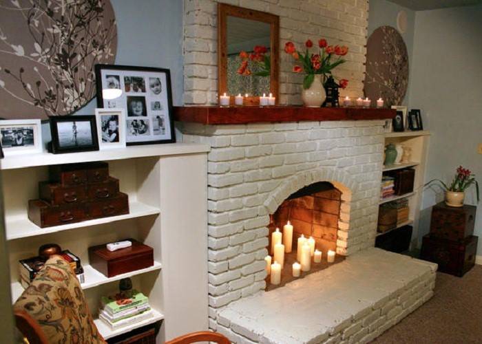 Отделка печи в доме своими руками: фото, побелка, декор глиной, как облагородить камин декоративным искусственным гипсовым камнем