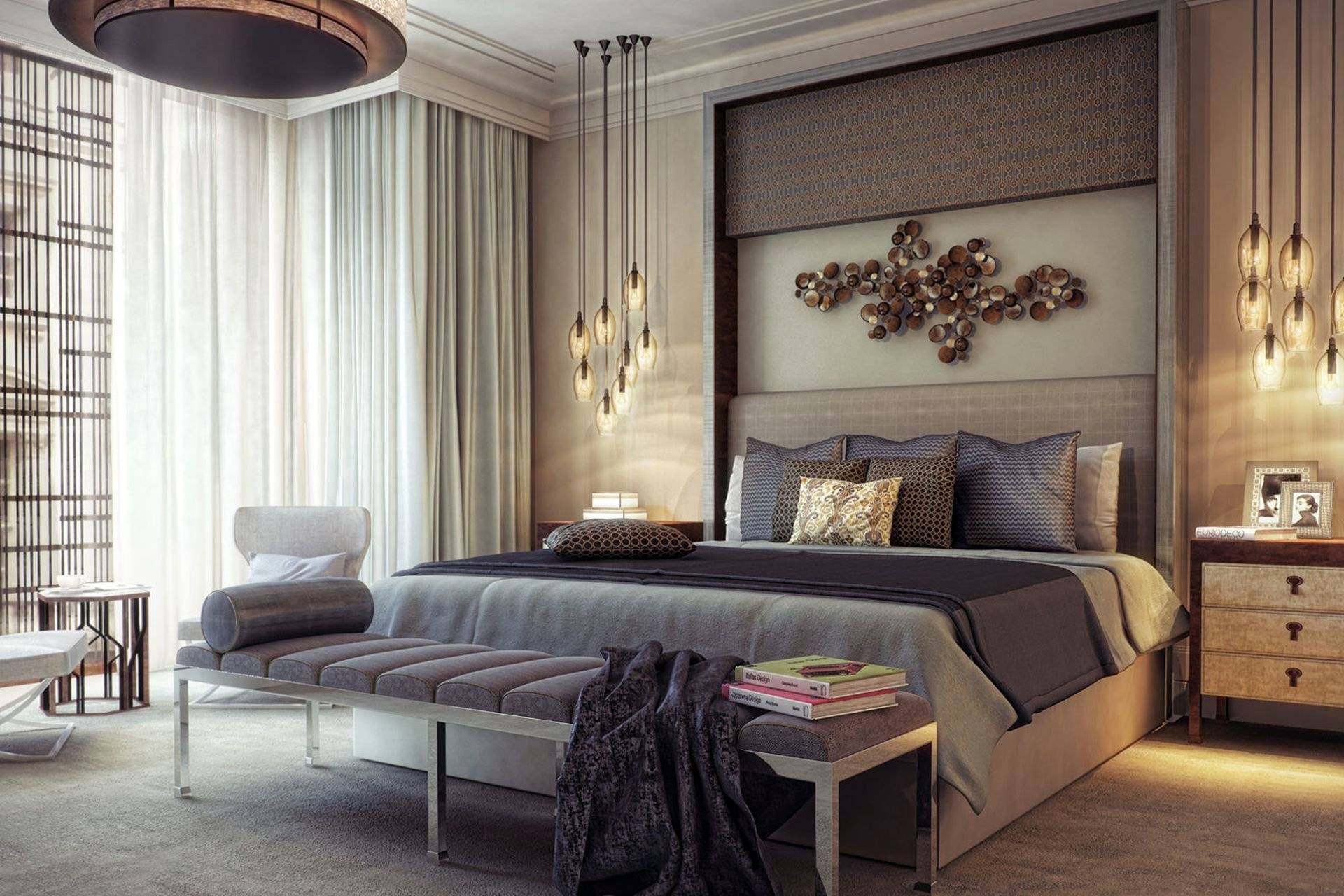 Спальня в стиле модерн: решения оформления в современном стиле (180 фото примеров)