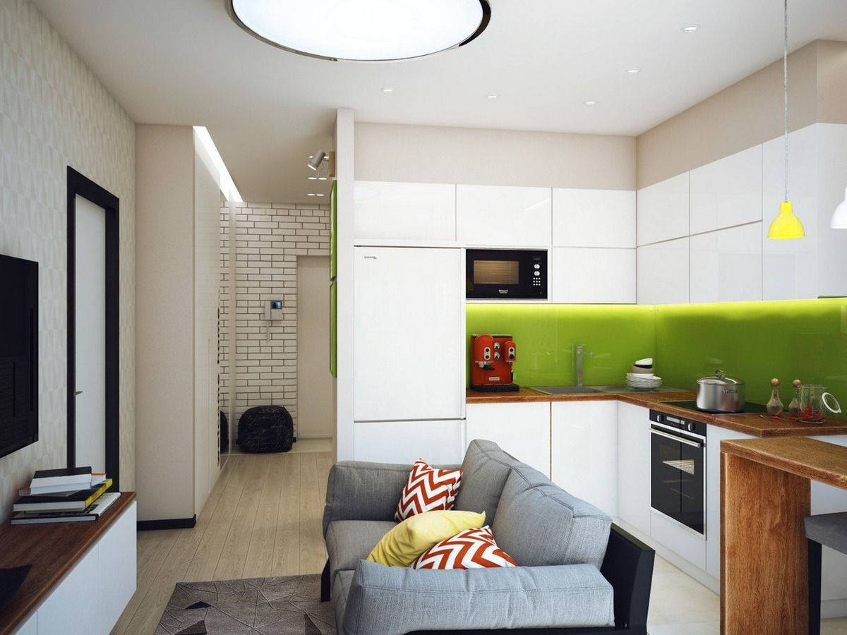 Дизайн кухни-гостиной 18 кв. м (60 фото): проект и планировка интерьера квадратного помещения с диваном размером 18 квадратных метров | информация о ремонте и строительстве
