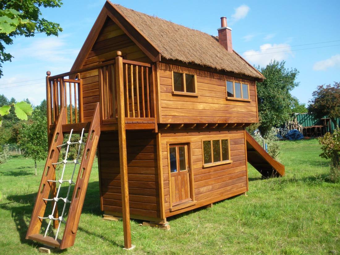 Деревянный домик для детей своими руками