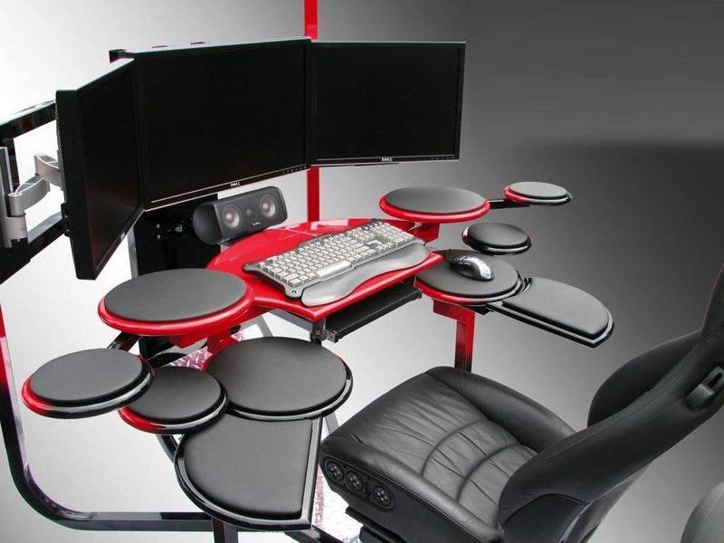 Компьютерный стол своими руками - виды компьютерных столов и способы их применения (150 фото)