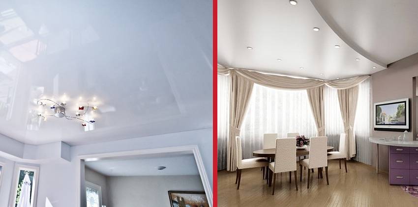 Какой потолок дешевле — натяжной или из гипсокартона?