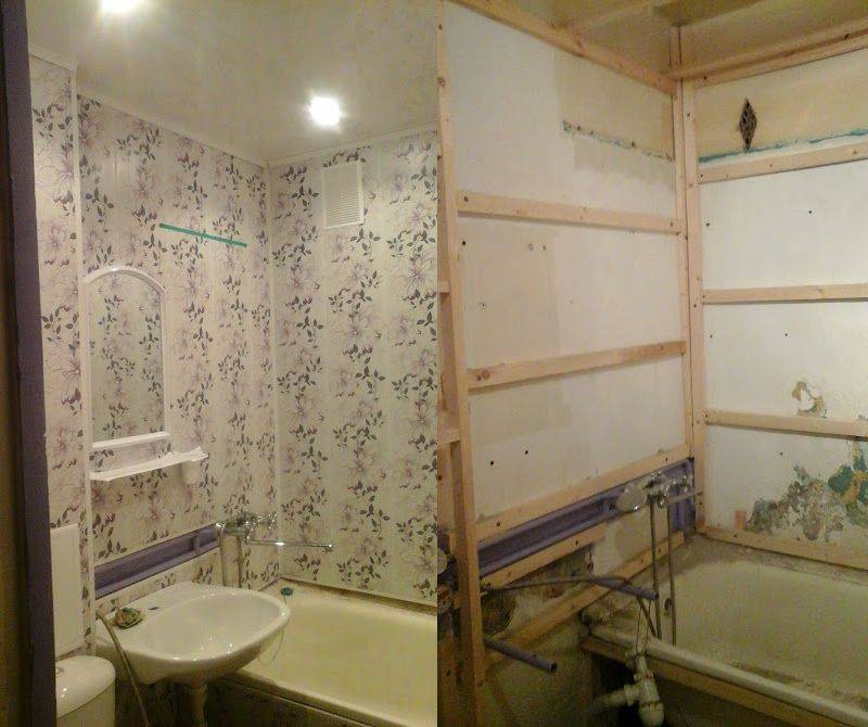 Отделка ванной комнаты и других помещений пластиковыми панелями (ПВХ) своими руками