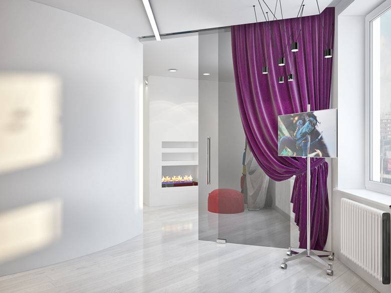 Сиреневые шторы - 102 фото дизайнерских идей по использованию ярких занавесок