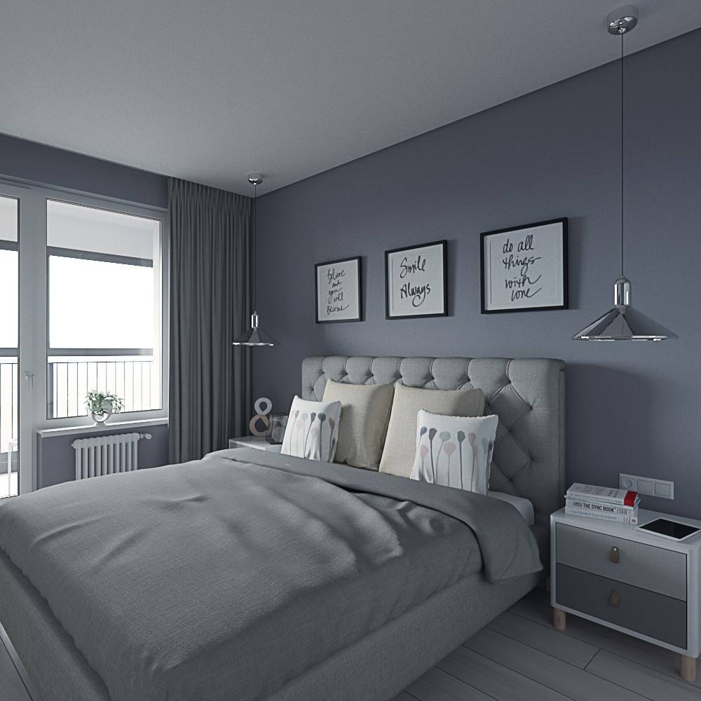 Серая спальня – шикарные идеи дизайна и лучшие варианты украшения