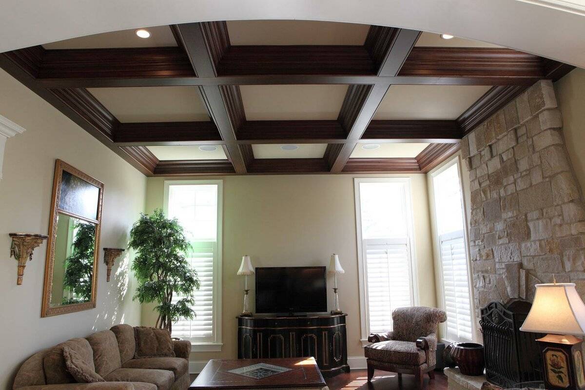 Потолки из гипсокартона (150 фото) - дизайн потолка в зале, кухне, спальне, детской и прихожей