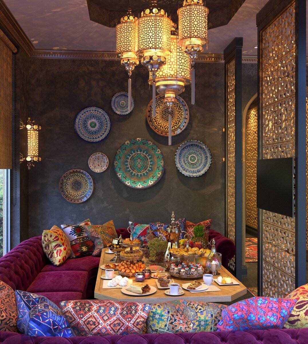 Арабский стиль в интерьере — 50 фото элитного дизайна