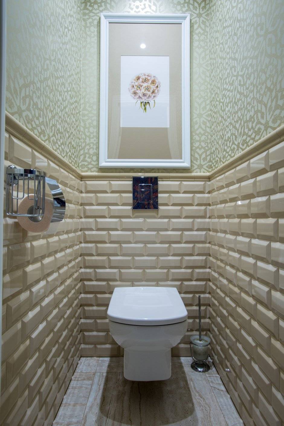 Чем можно отделать стены в туалете кроме кафельной плитки?