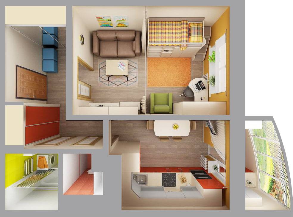 Как расставить мебель в однокомнатной квартире для достижения максимального комфорта