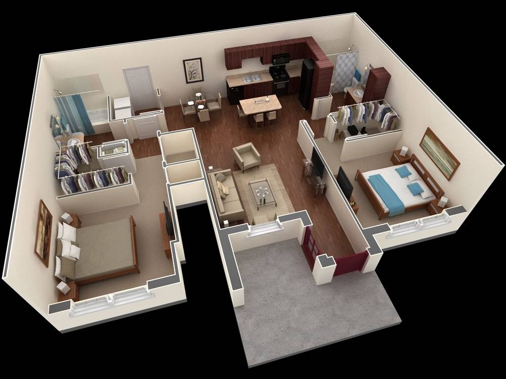 Планировка и перепланировка 1,2,3 комнатных квартир в панельных домах - планы и схемы