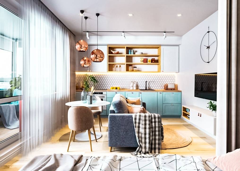 Двадцать дизайнерских идей для маленьких квартир | домфронт