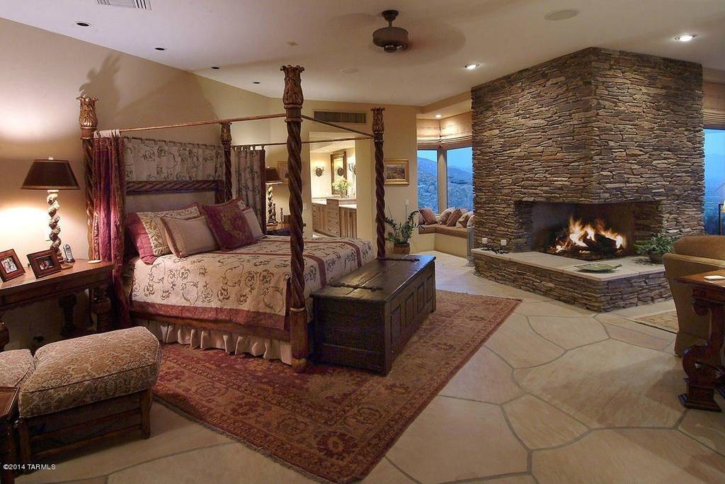 Спальня с камином в маленькой квартире: преимущества, дизайн интерьера с фото