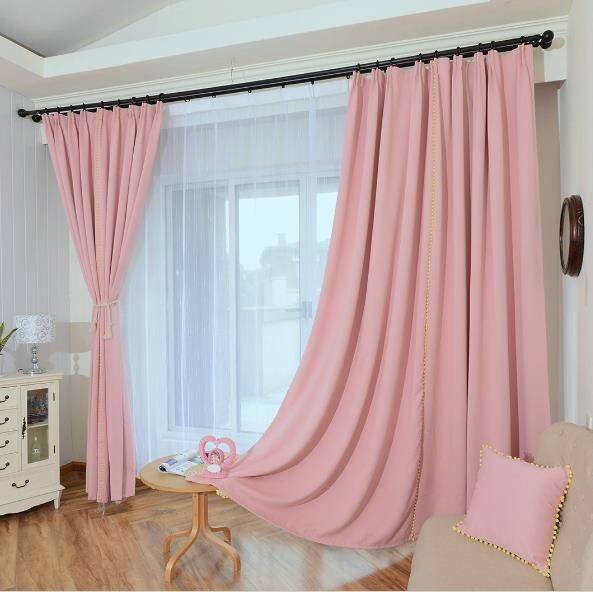 Розовые шторы: красивые комбинации и секреты использования розового при оформлении окон (105 фото + видео)