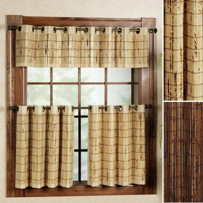 Бамбуковые шторы: описание, особенности, разновидности