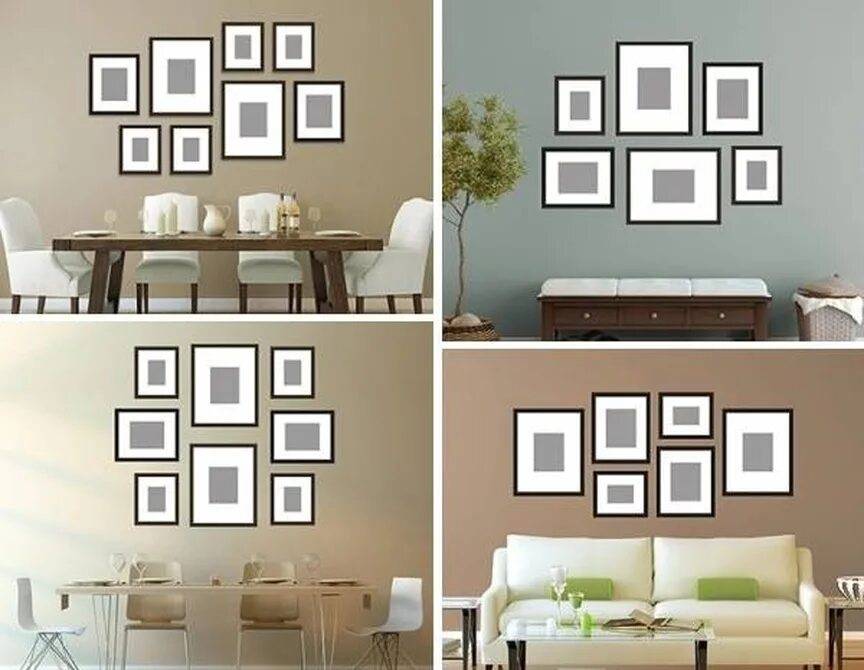 Как повесить фотографии на стену (170+фото): красиво/оригинально