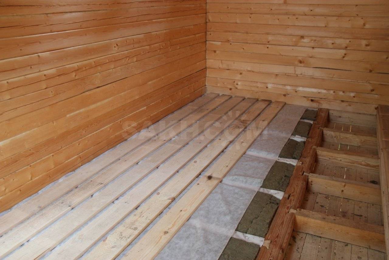 Чем застелить пол в деревянном доме?