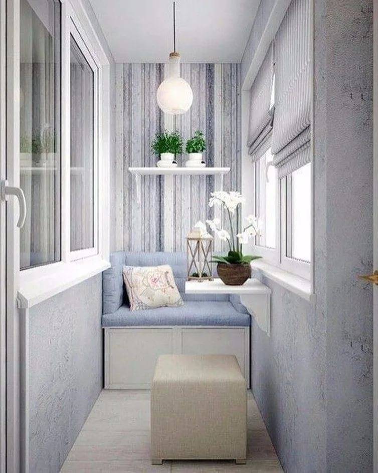 Маленький балкон в квартире — Как обустроить: Стильно, Красиво, Практично? 190+ Интерьеров с отделкой