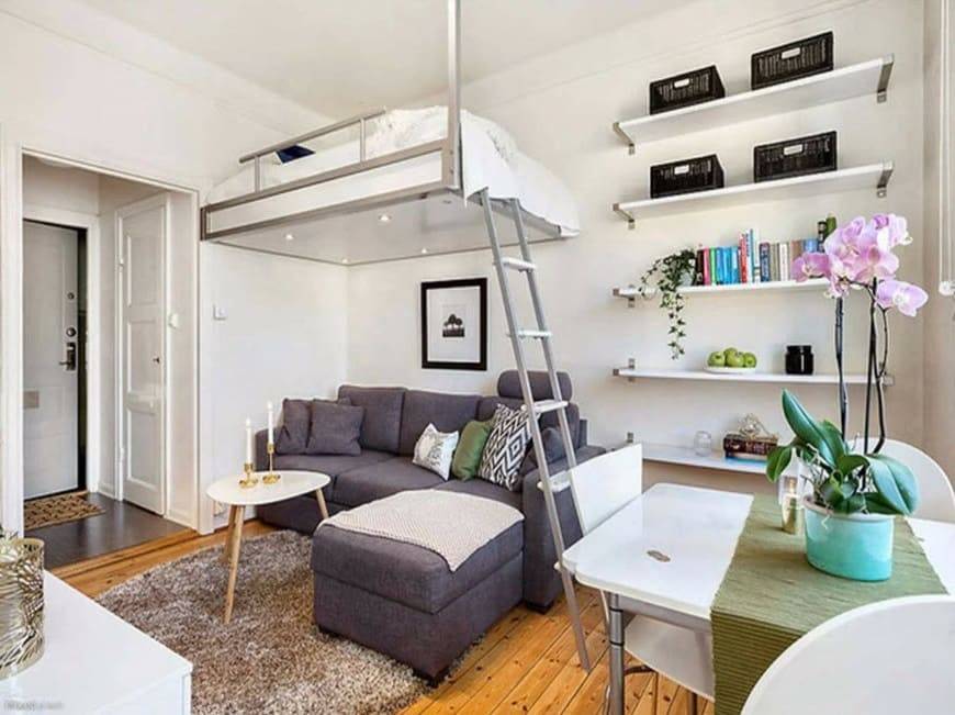 Маленькие квартиры студии: 40 фото в современном стиле