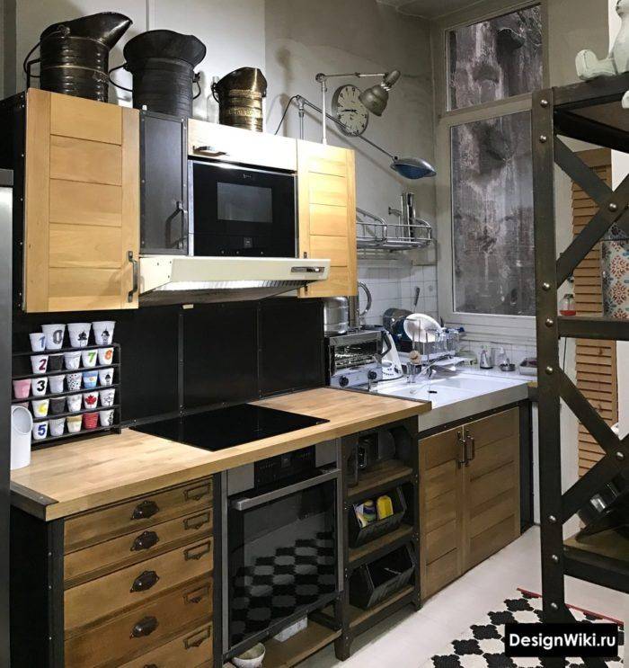 Кухня в стиле лофт: 103 фото и 7 нюансов для обычной квартиры