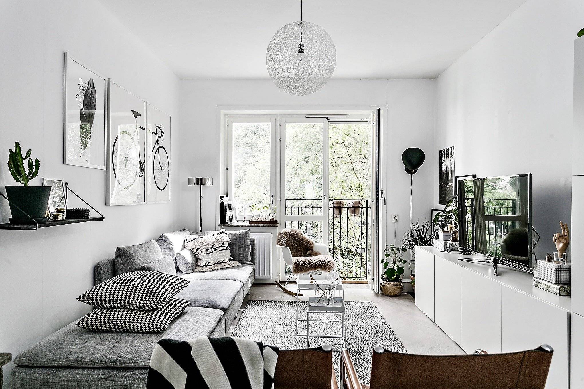 Современный интерьер однокомнатной квартиры: 205+ стилей