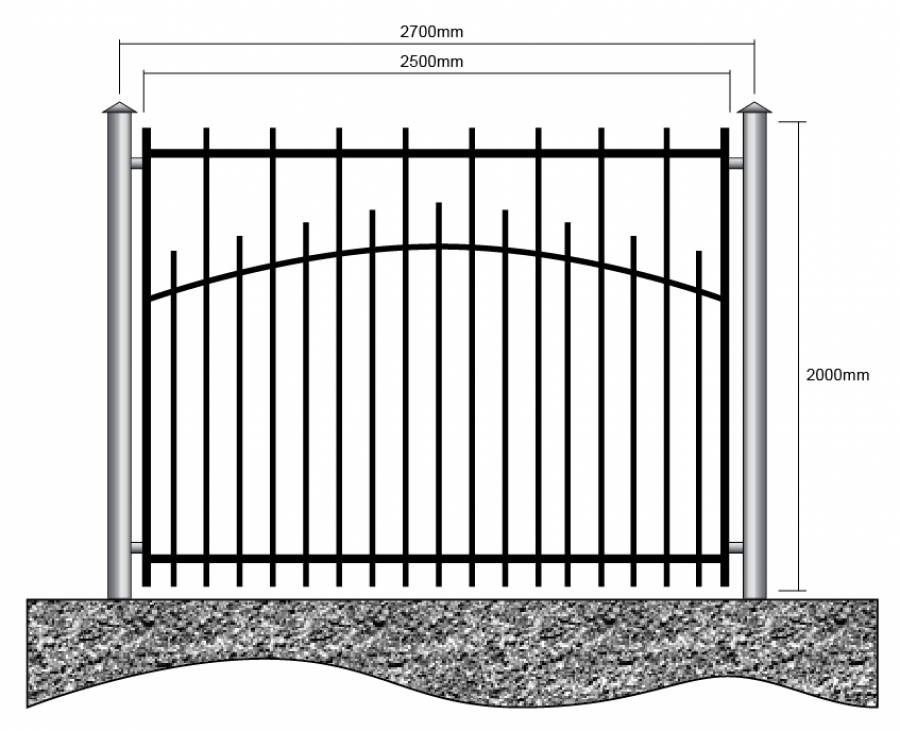 Железный забор своими руками | устройство металлического забора