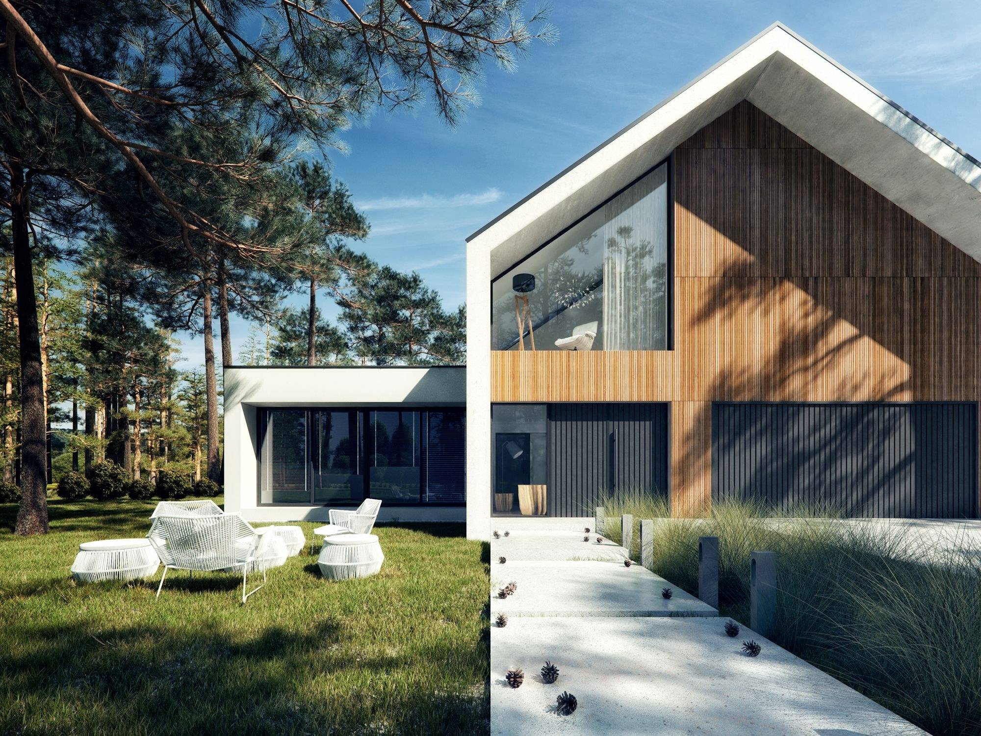100 лучших идей дизайна: двухэтажные дома на фото