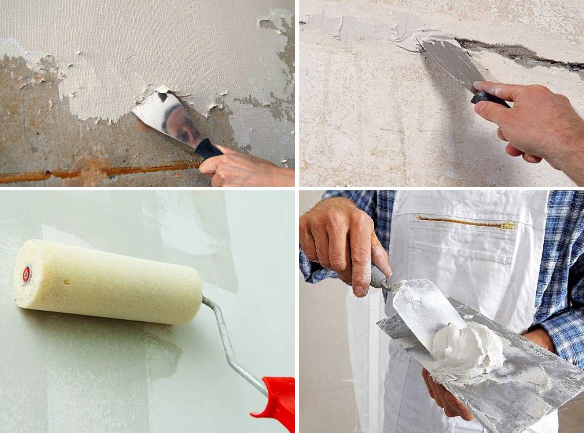 Как поклеить обои на бетонные стены без шпаклевки