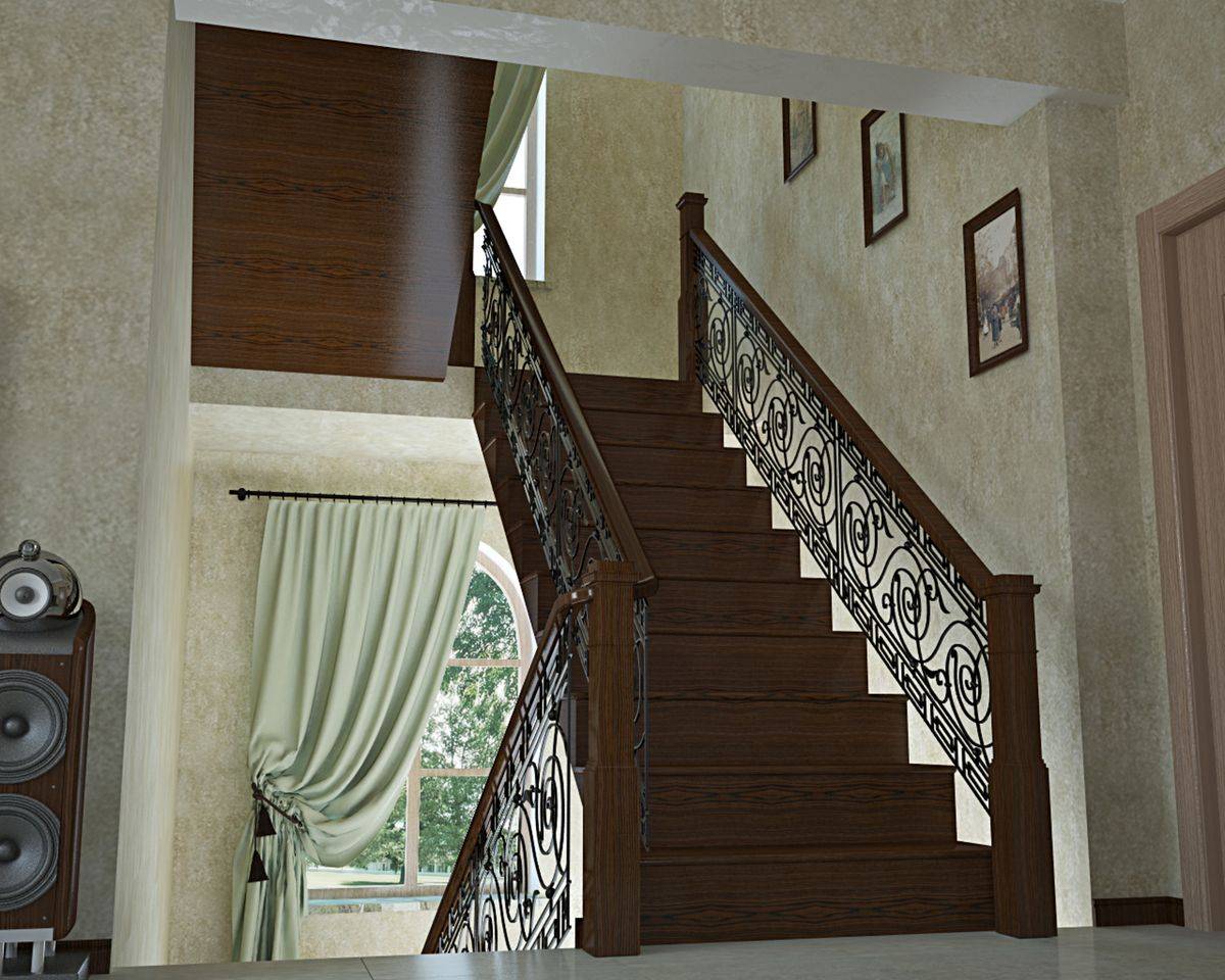 Лестницы на второй этаж в частном доме: фото и разновидности