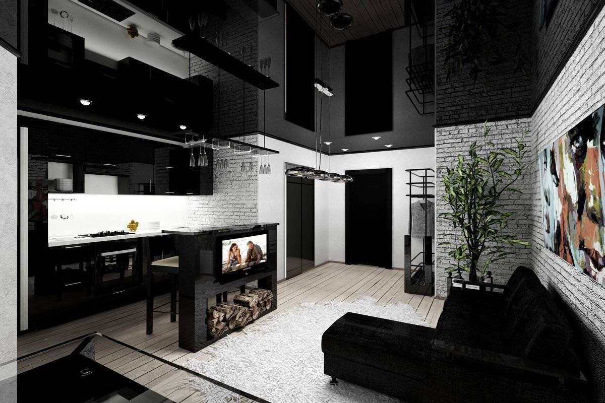 Дизайн квартиры-студии 24 кв. м. 60+ вариантов интерьера