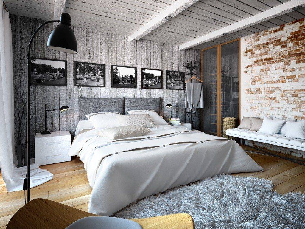 Дизайн спальни в стиле лофт — характерные черты стиля, особенности оформления, фото подборка интерьеров