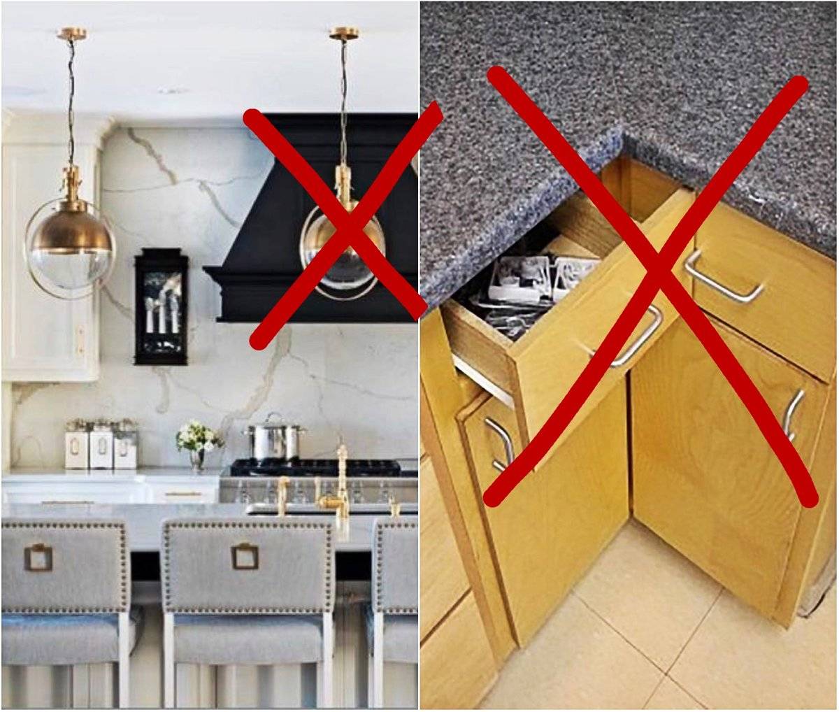 10 распространённых ошибок в планировке кухни, которых вы может избежать